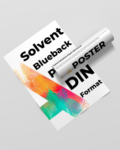 Solvent Blueback-Paper DIN Formats