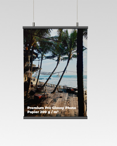 Glossy photo paper premium pro 200 g/m² poster print, custom size
