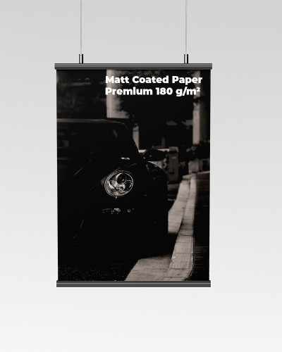 Matt Coated Paper Premium 180 g/m² poster print, custom size