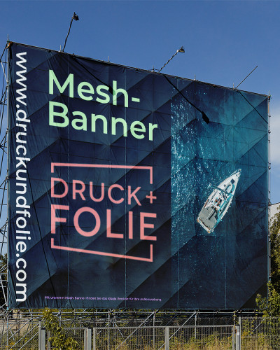 Individual mesh banner printing