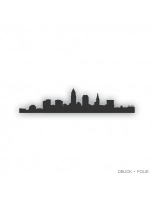 Skyline Cleveland Aufkleber