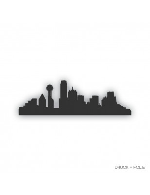 Skyline Dallas Sticker