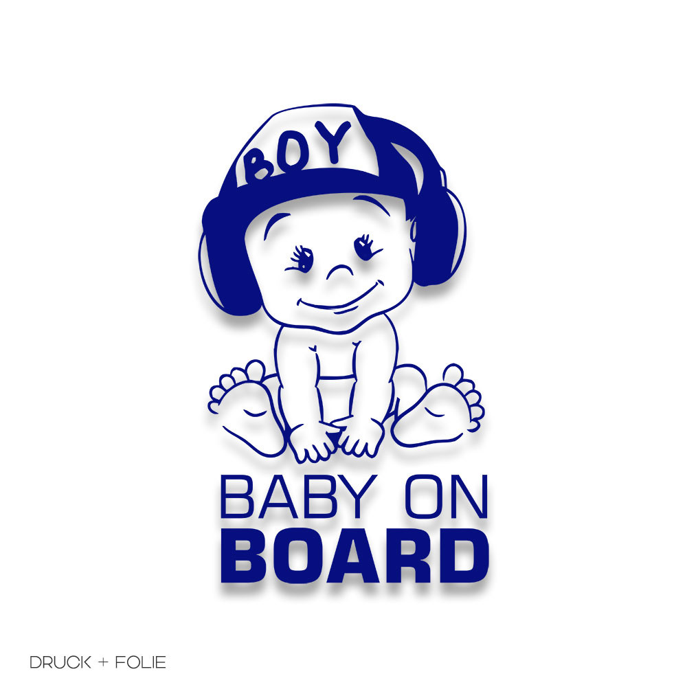 BABY ON BOARD 11 Deco-Folie #010 White