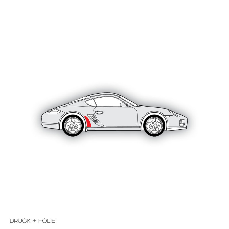 Sticker Porsche Cayman Silhouette