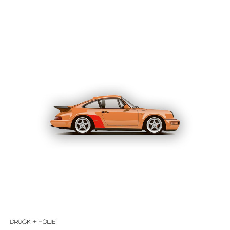 Stone chip protection film for Porsche 911 (Type 964 Turbo) Stone chip