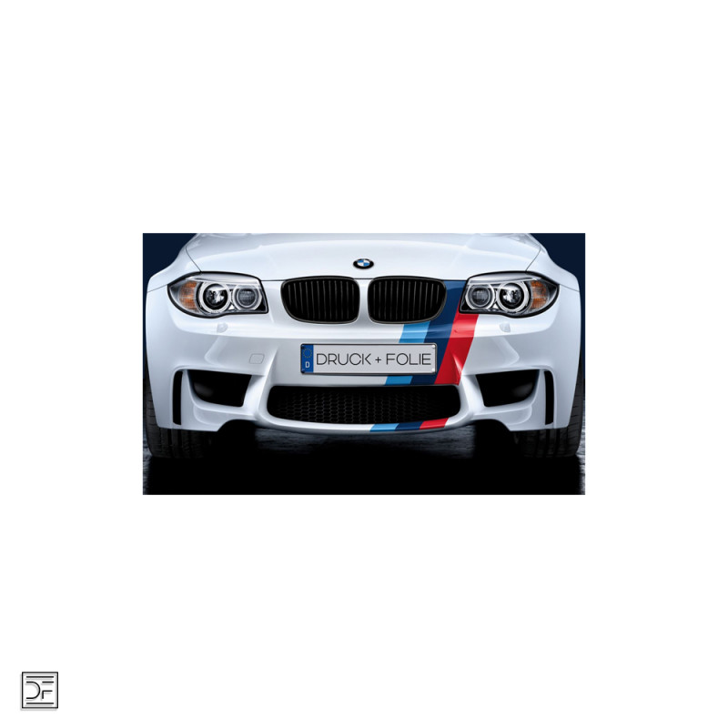 BMW M Performance stripe decal. Ensures a sporty look.