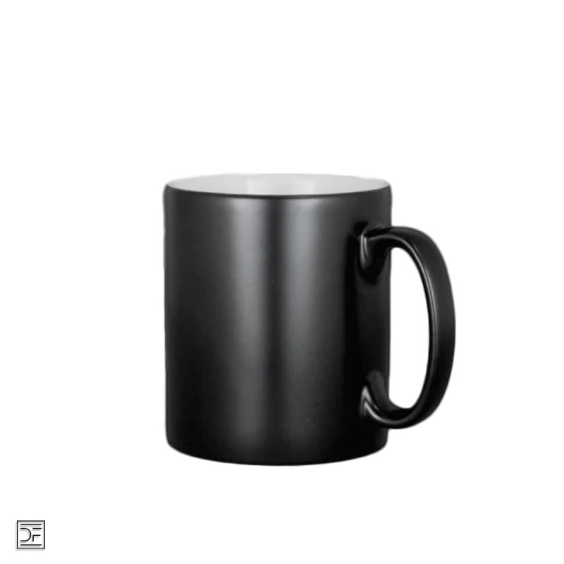 Magic mug, black, matt