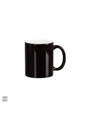 Glossy Black Magic Mug with Print